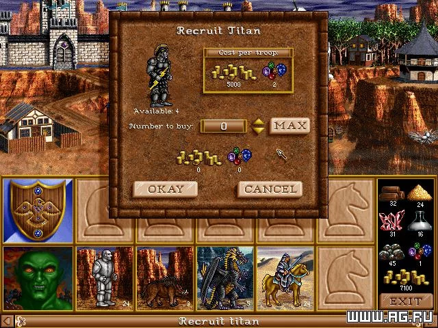 Изображение игры: Heroes of Might and Magic 2: The Succession Wars