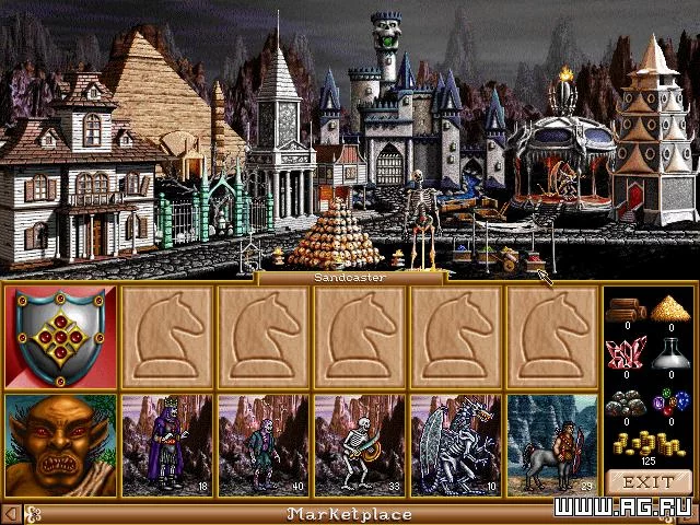 Изображение игры: Heroes of Might and Magic 2: The Succession Wars
