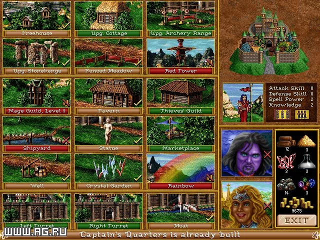 Изображение игры: Heroes of Might and Magic 2: The Succession Wars