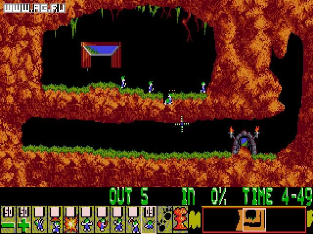 Изображение игры: Lemmings