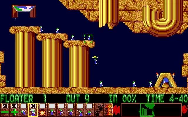 Изображение игры: Lemmings