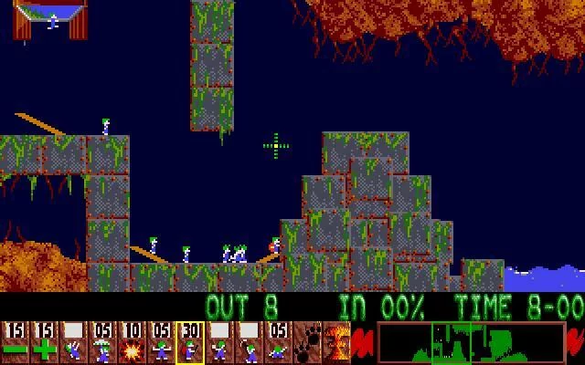 Изображение игры: Lemmings