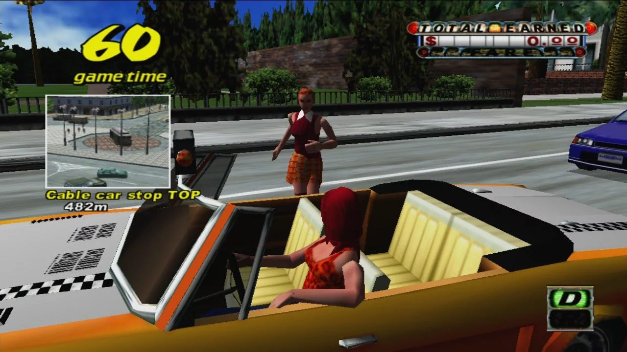 Изображение игры: Crazy Taxi (1999)
