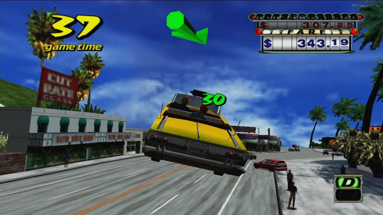 Изображение игры: Crazy Taxi (1999)