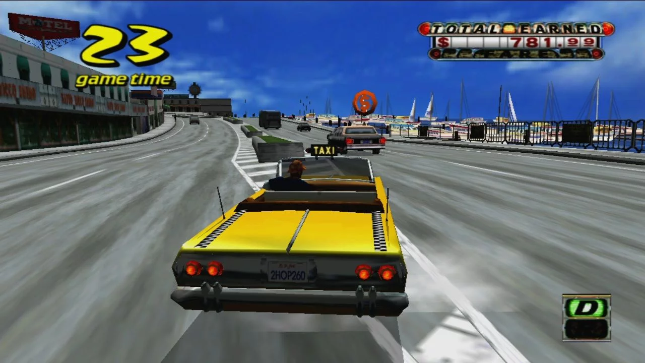Изображение игры: Crazy Taxi (1999)