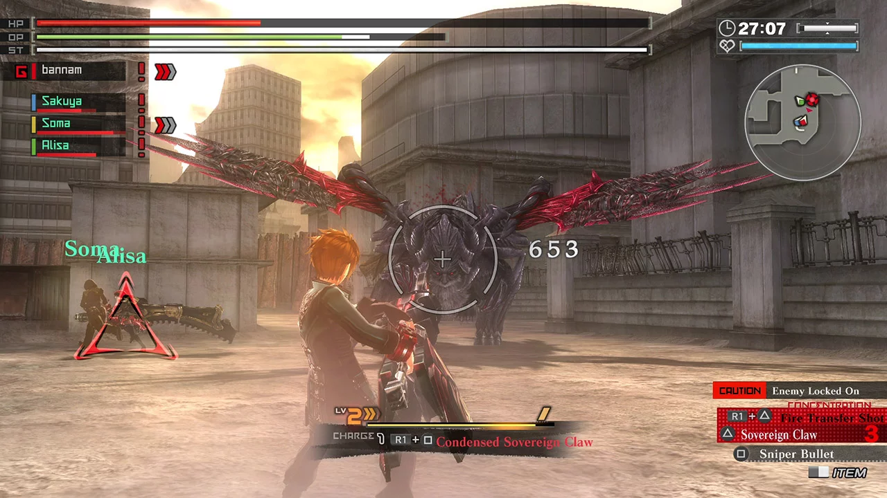 Изображение игры: GOD EATER RESURRECTION