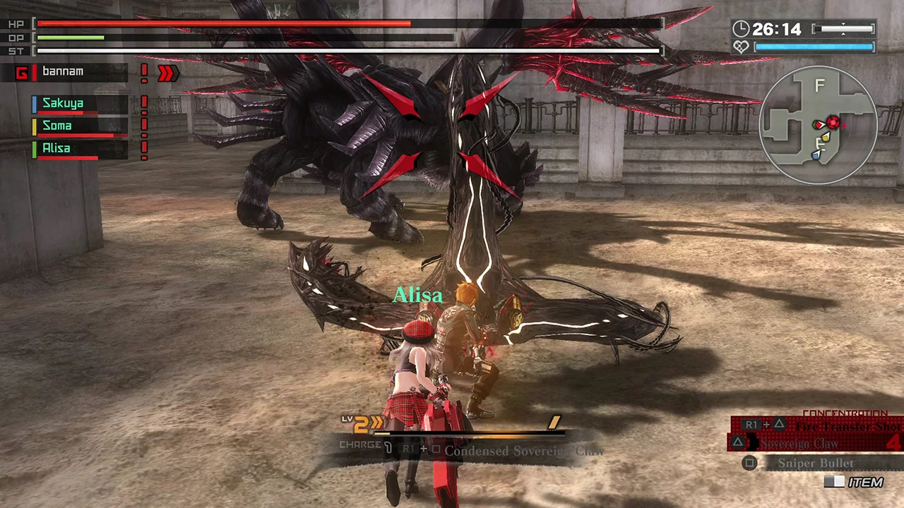 Изображение игры: GOD EATER RESURRECTION