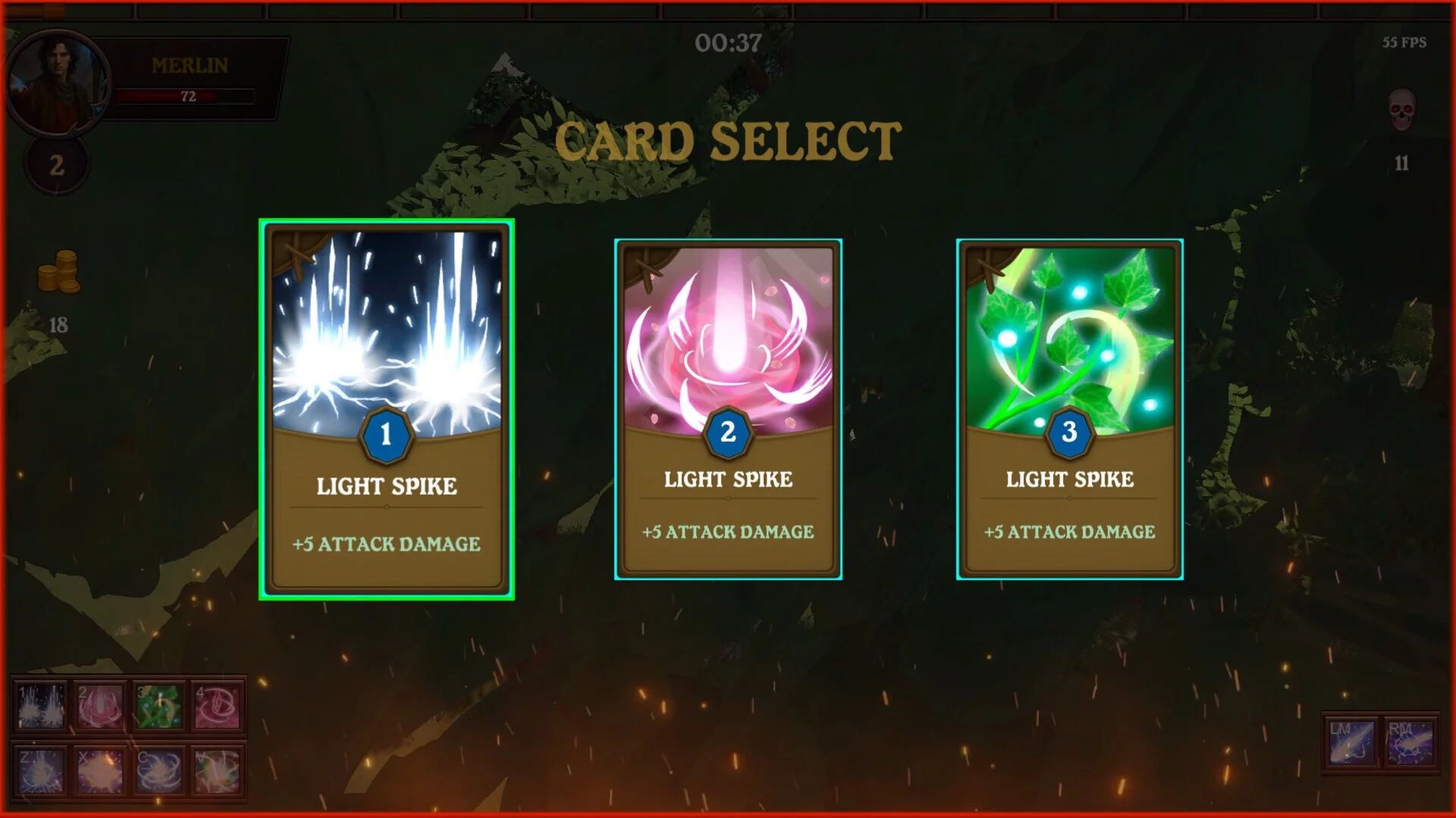 Изображение игры: Merlin Survivors
