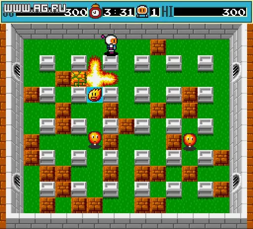 Изображение игры: Bomberman (1983)