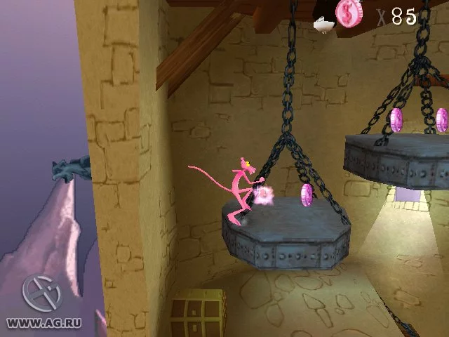 Изображение игры: Pink Panther: Pinkadelic Pursuit