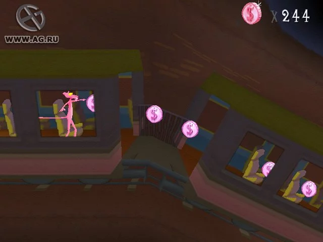 Изображение игры: Pink Panther: Pinkadelic Pursuit