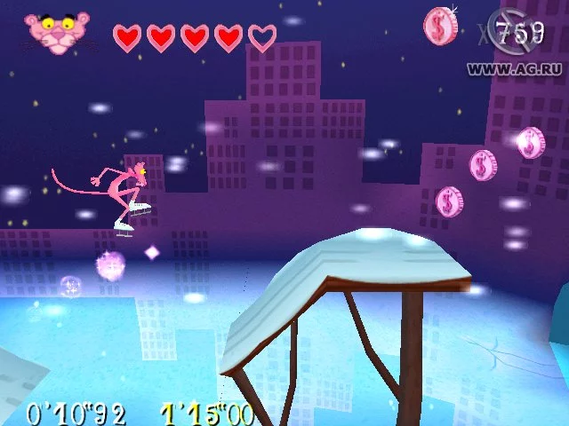 Изображение игры: Pink Panther: Pinkadelic Pursuit
