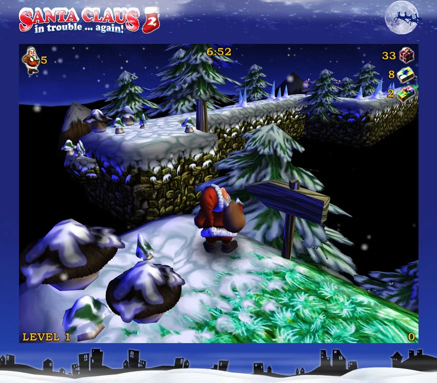 Изображение игры: Santa Claus (2) in Trouble... Again!