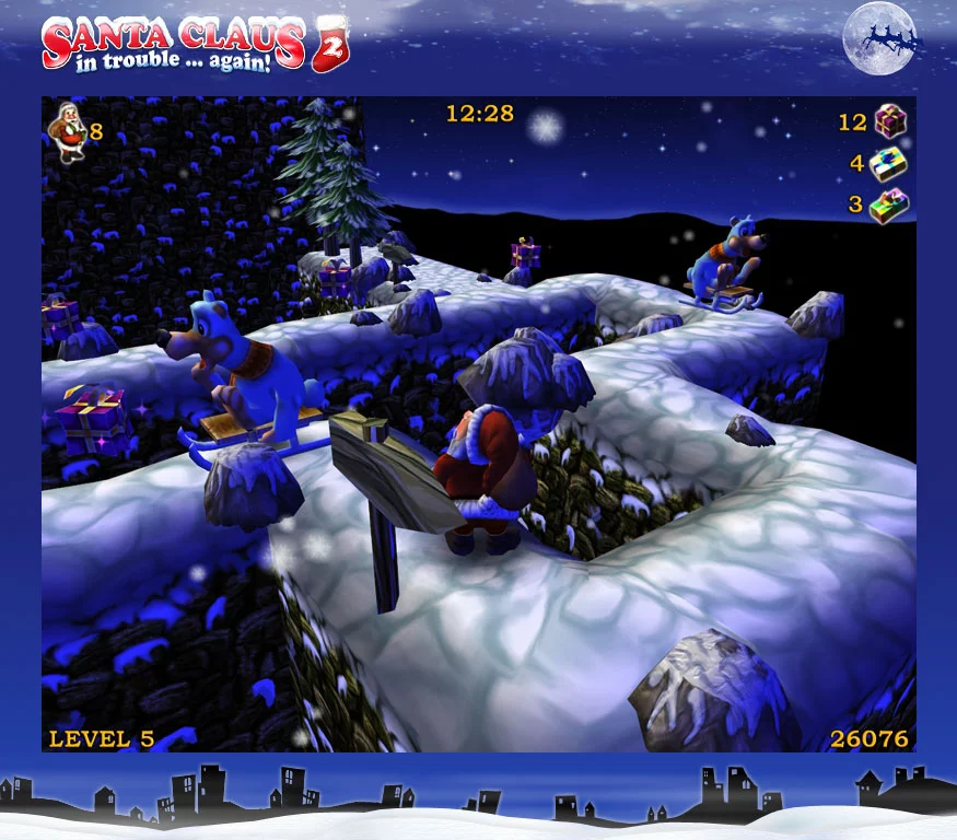 Изображение игры: Santa Claus (2) in Trouble... Again!