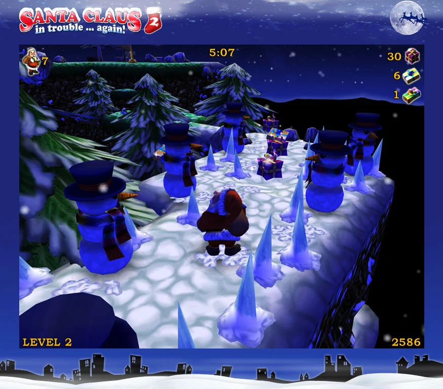 Изображение игры: Santa Claus (2) in Trouble... Again!