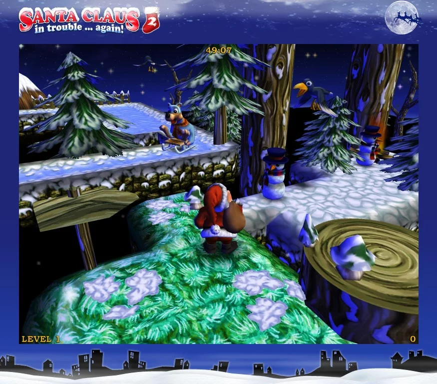 Изображение игры: Santa Claus (2) in Trouble... Again!