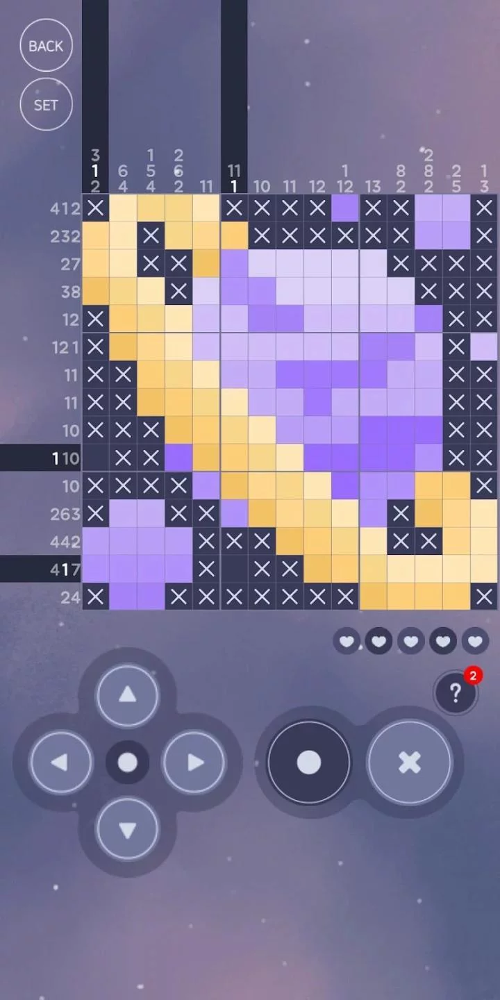 Изображение игры: Sky Castle - (nonogram)