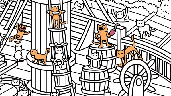 Изображение игры: Hidden Cats - Pirates