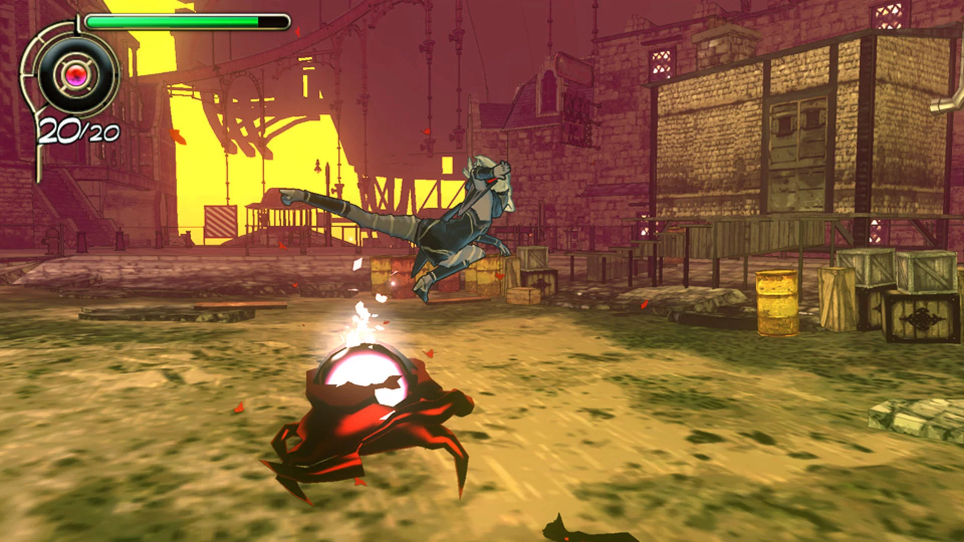 Изображение игры: Gravity Rush