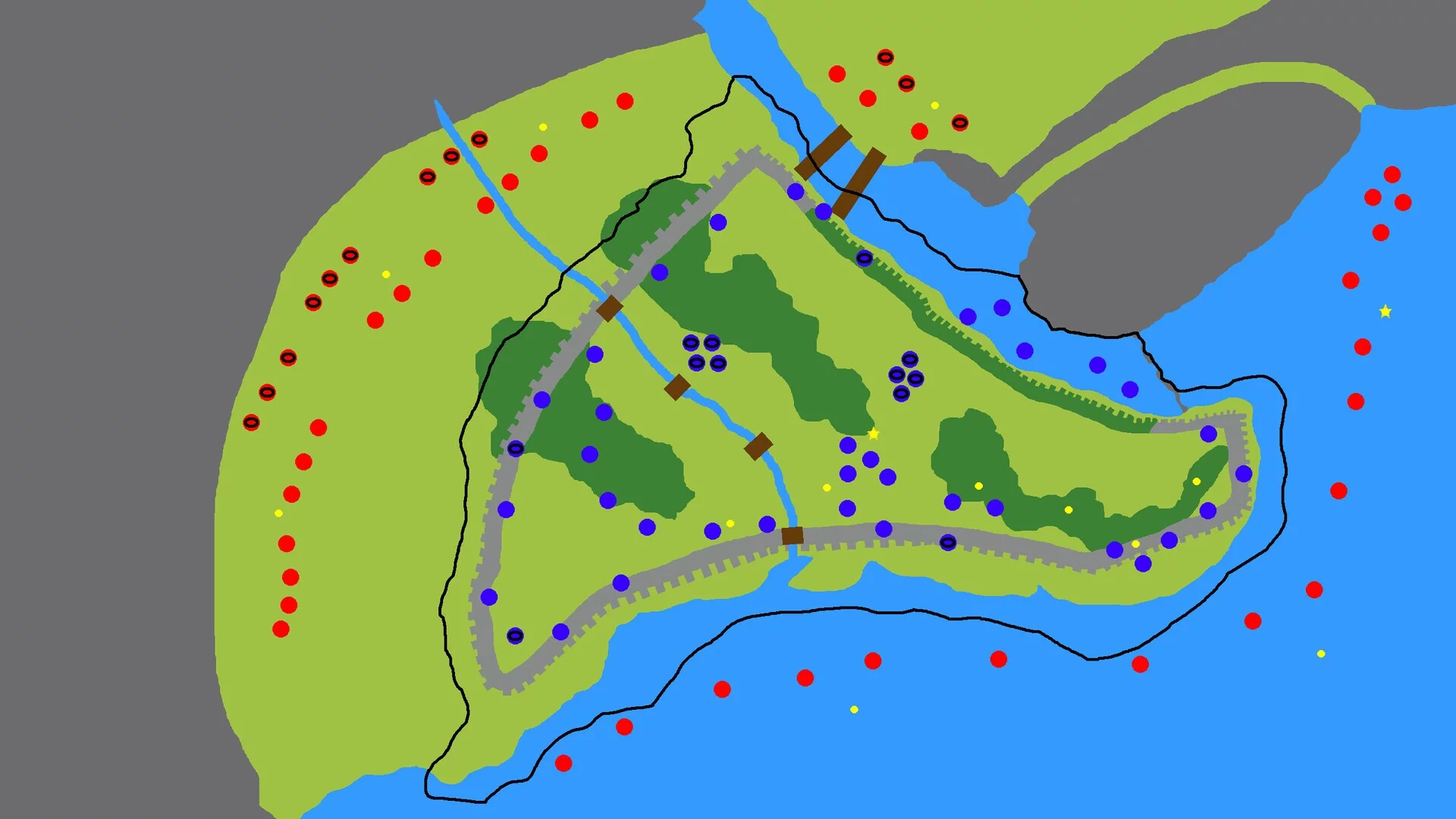 Изображение игры: War of Dots