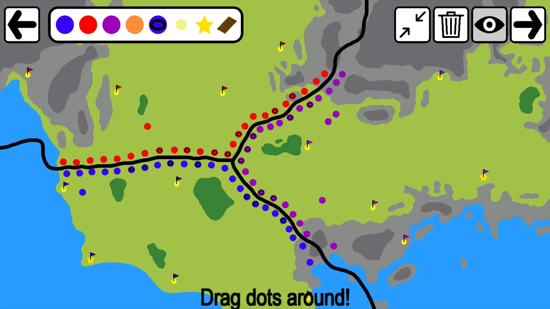 Изображение игры: War of Dots