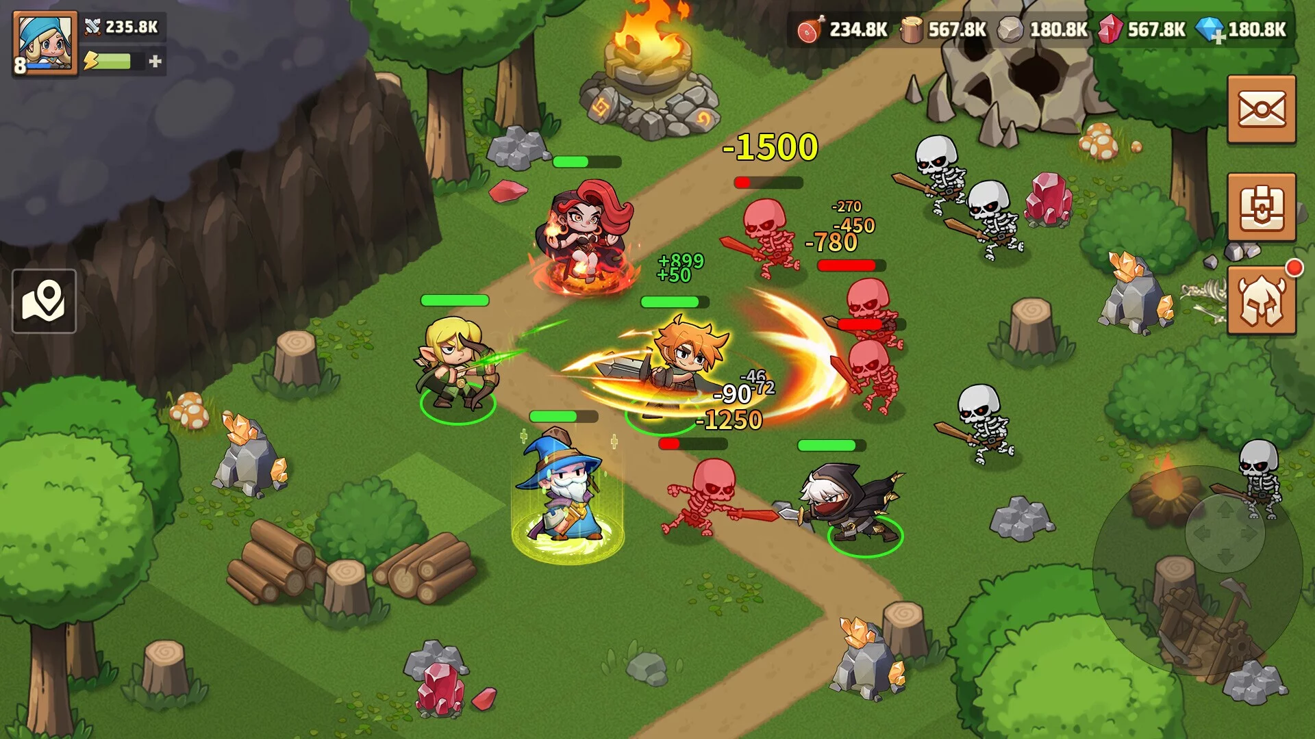 Изображение игры: Top Heroes