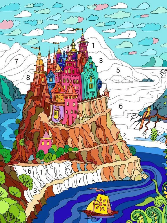 Изображение игры: Happy Color – Color by Number