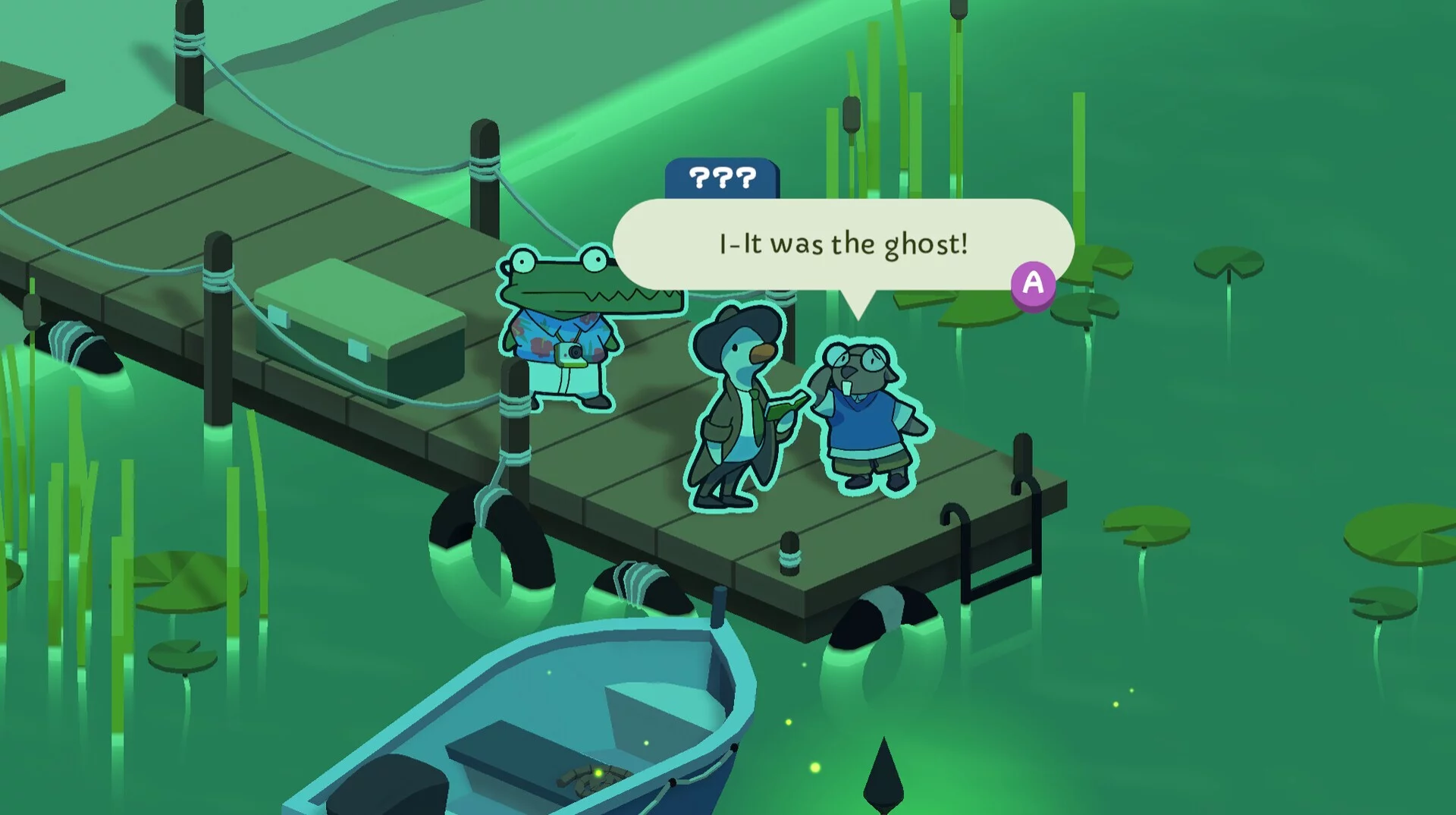 Изображение игры: Duck Detective: The Ghost of Glamping