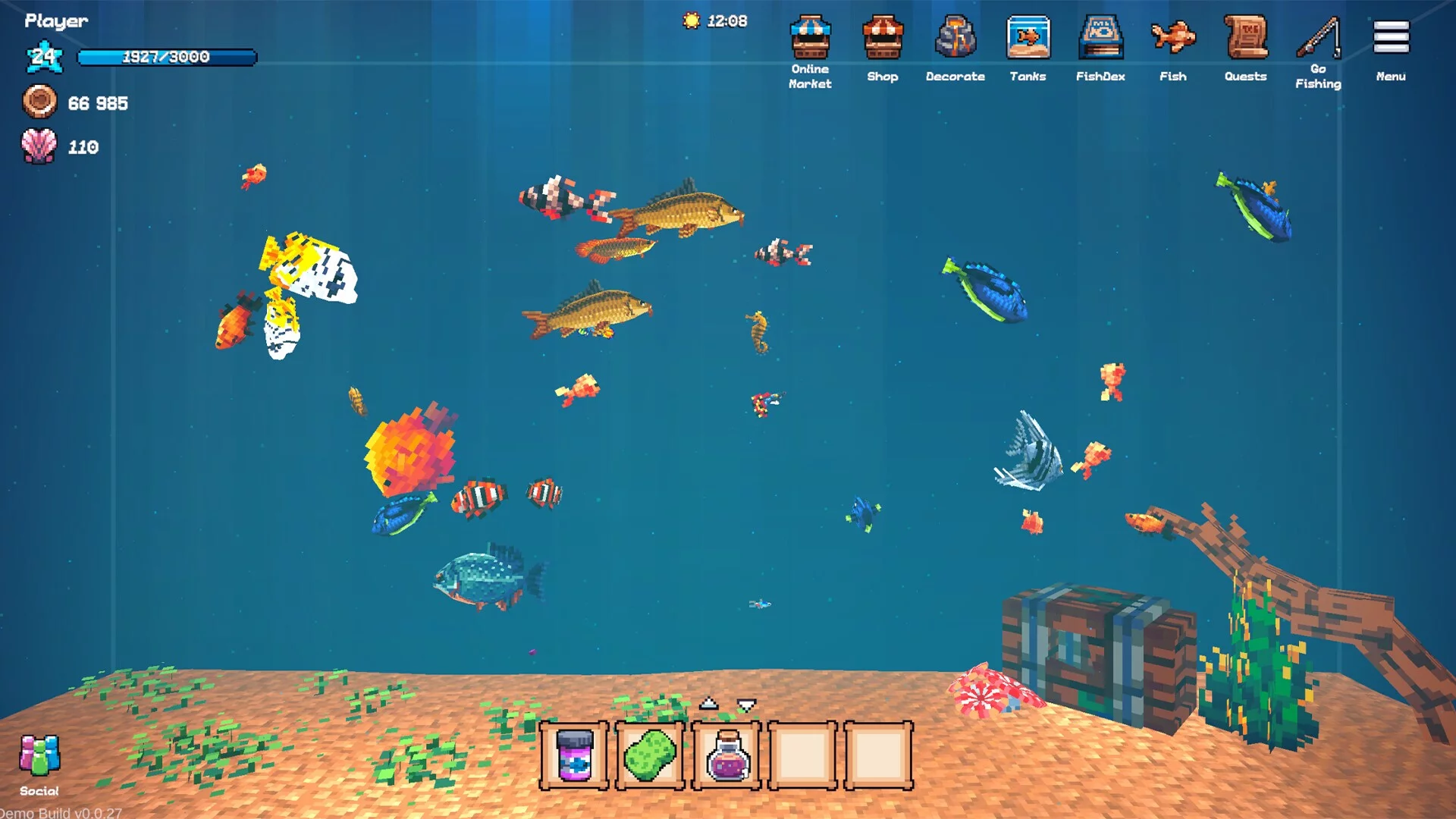 Изображение игры: Tiny Aquarium: Social Fishkeeping