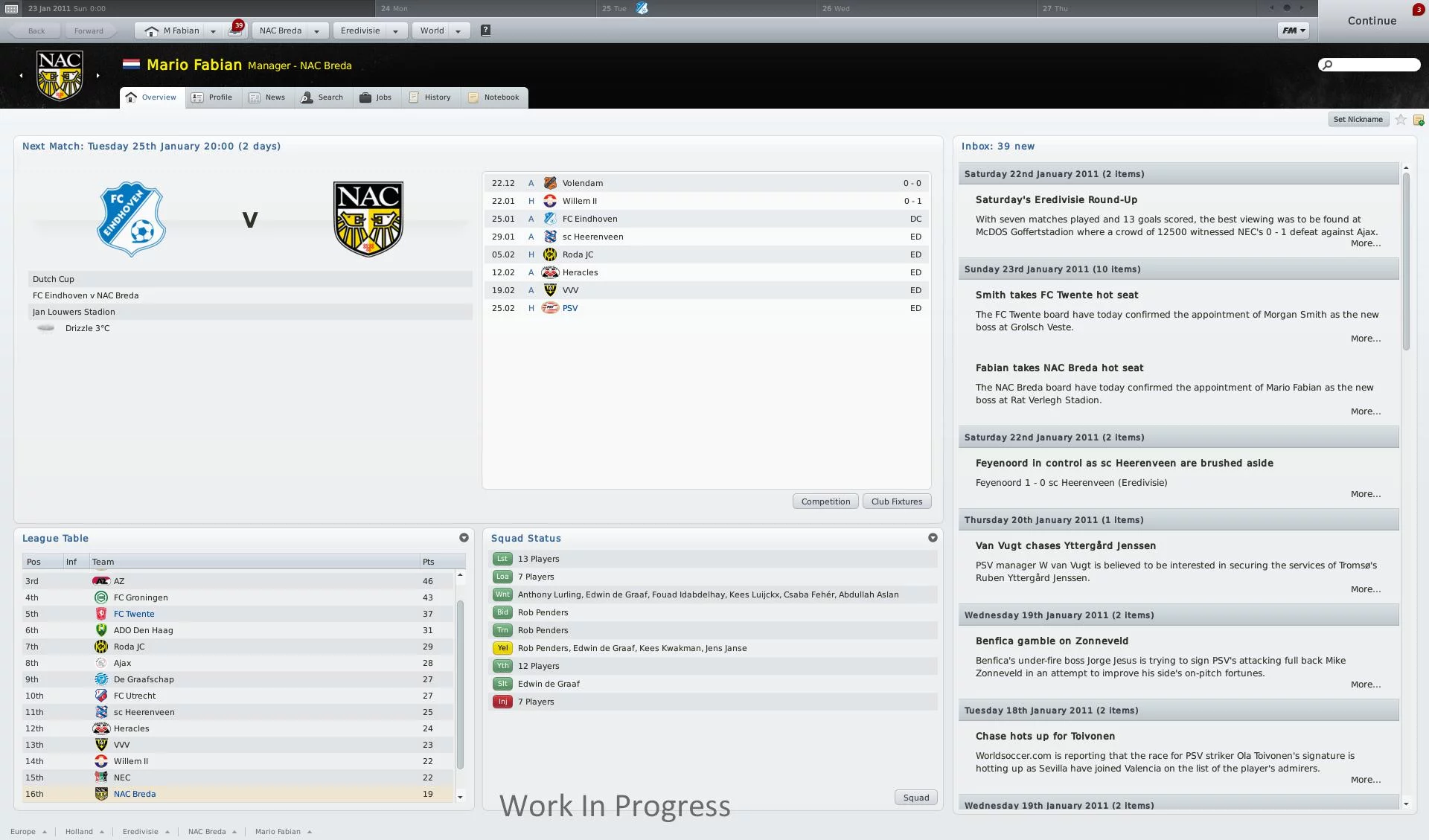 Изображение игры: Football Manager 2011