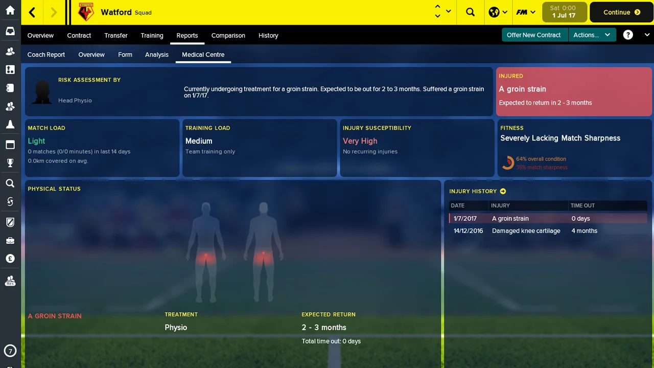 Изображение игры: Football Manager Touch 2018