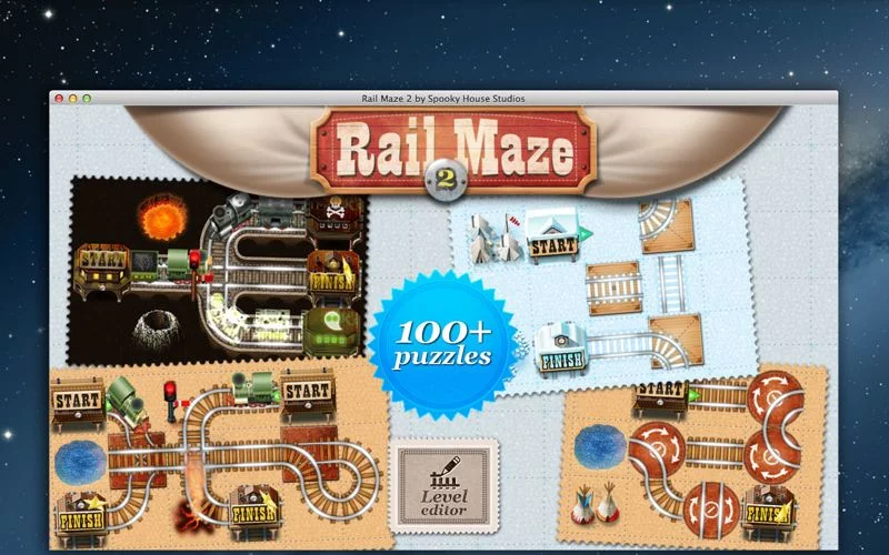 Изображение игры: Rail Maze 2: Train Puzzler