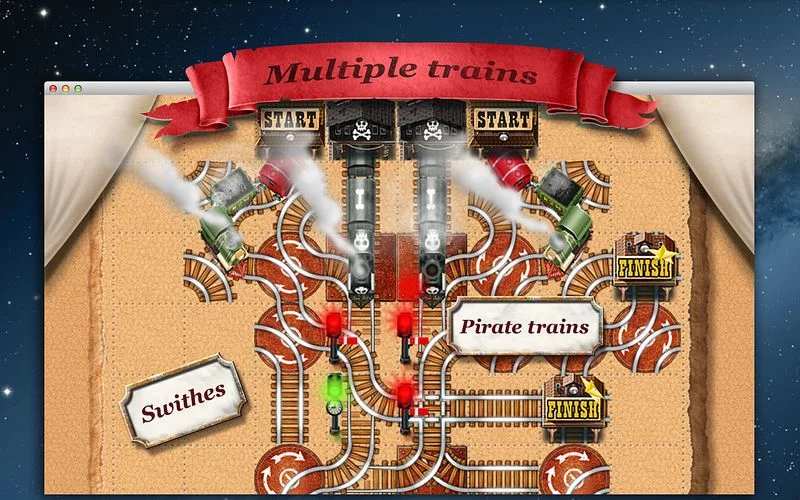 Изображение игры: Rail Maze 2: Train Puzzler