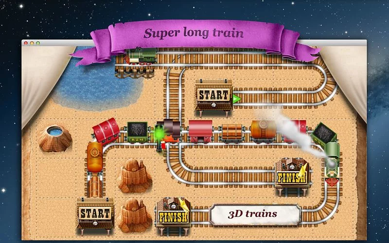 Изображение игры: Rail Maze 2: Train Puzzler