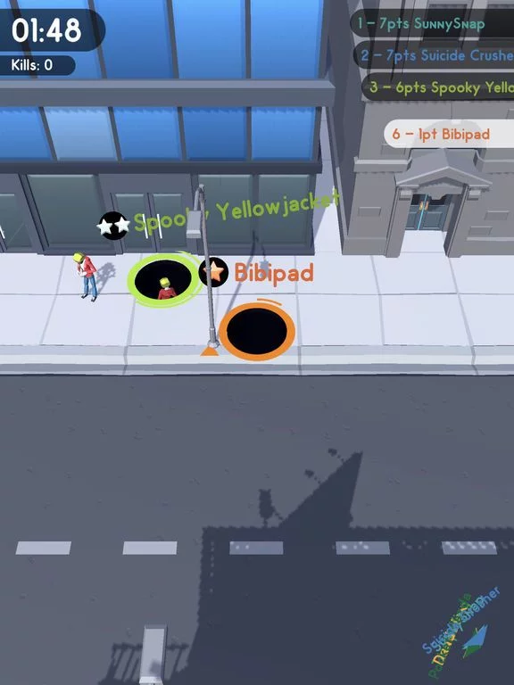 Изображение игры: Hole.io