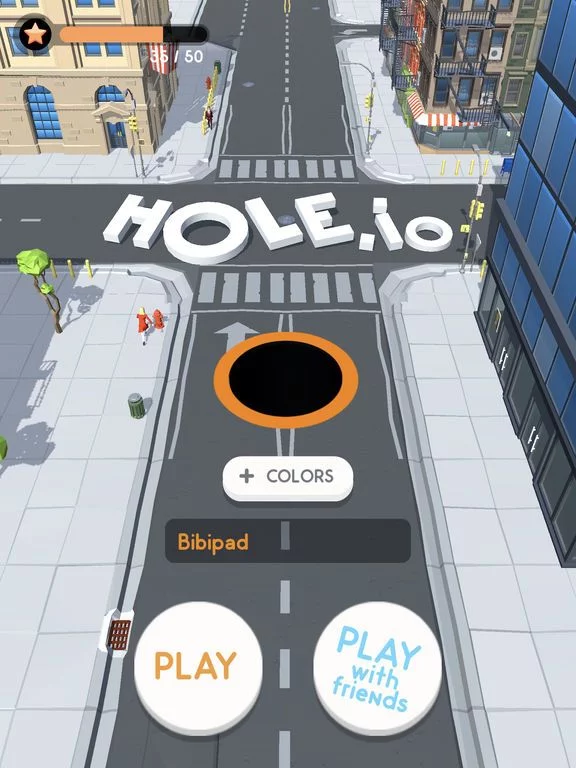 Изображение игры: Hole.io