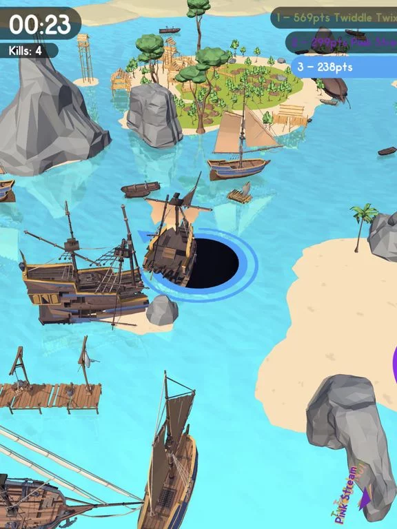 Изображение игры: Hole.io