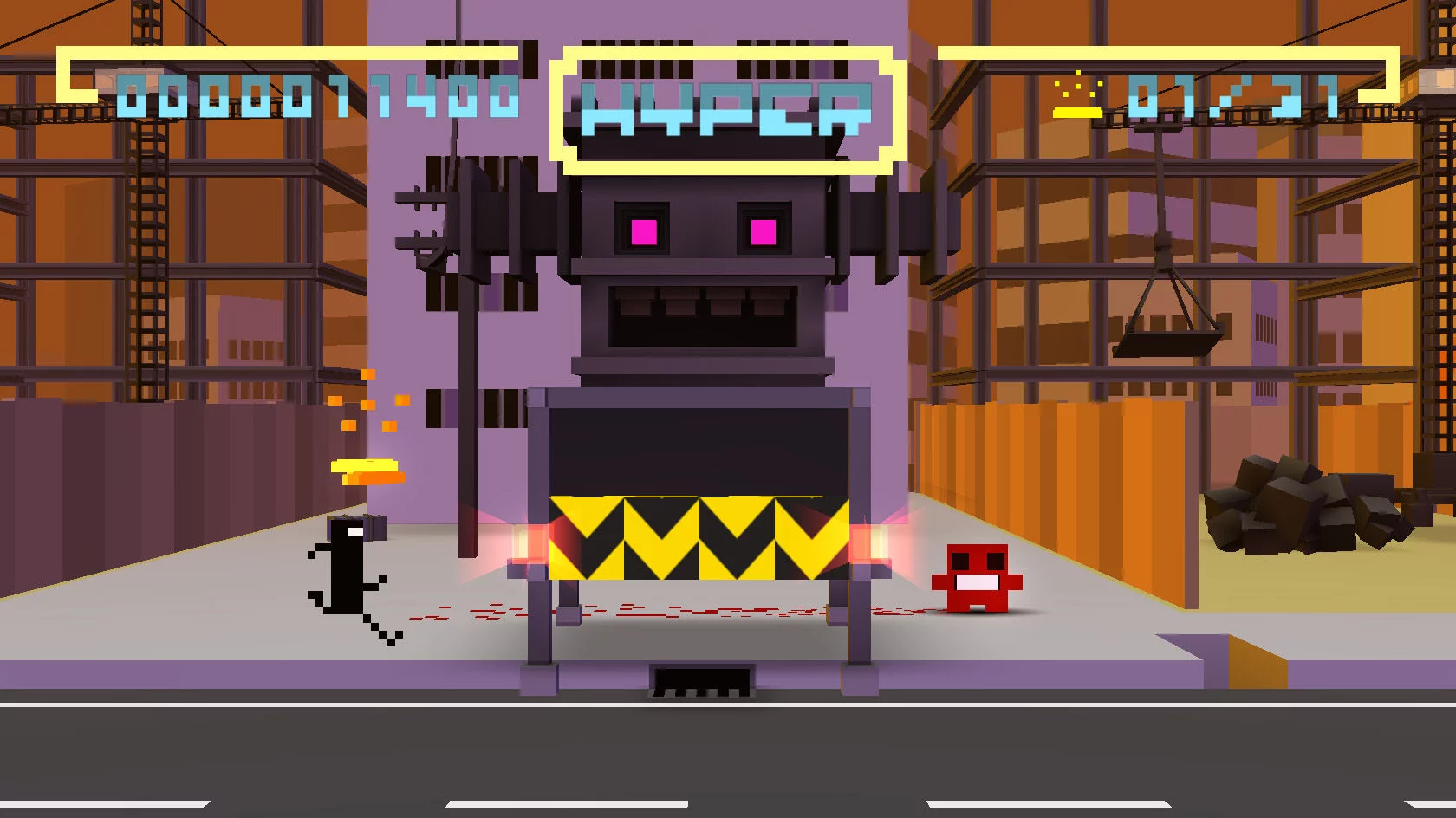 Изображение игры: BIT.TRIP RUNNER