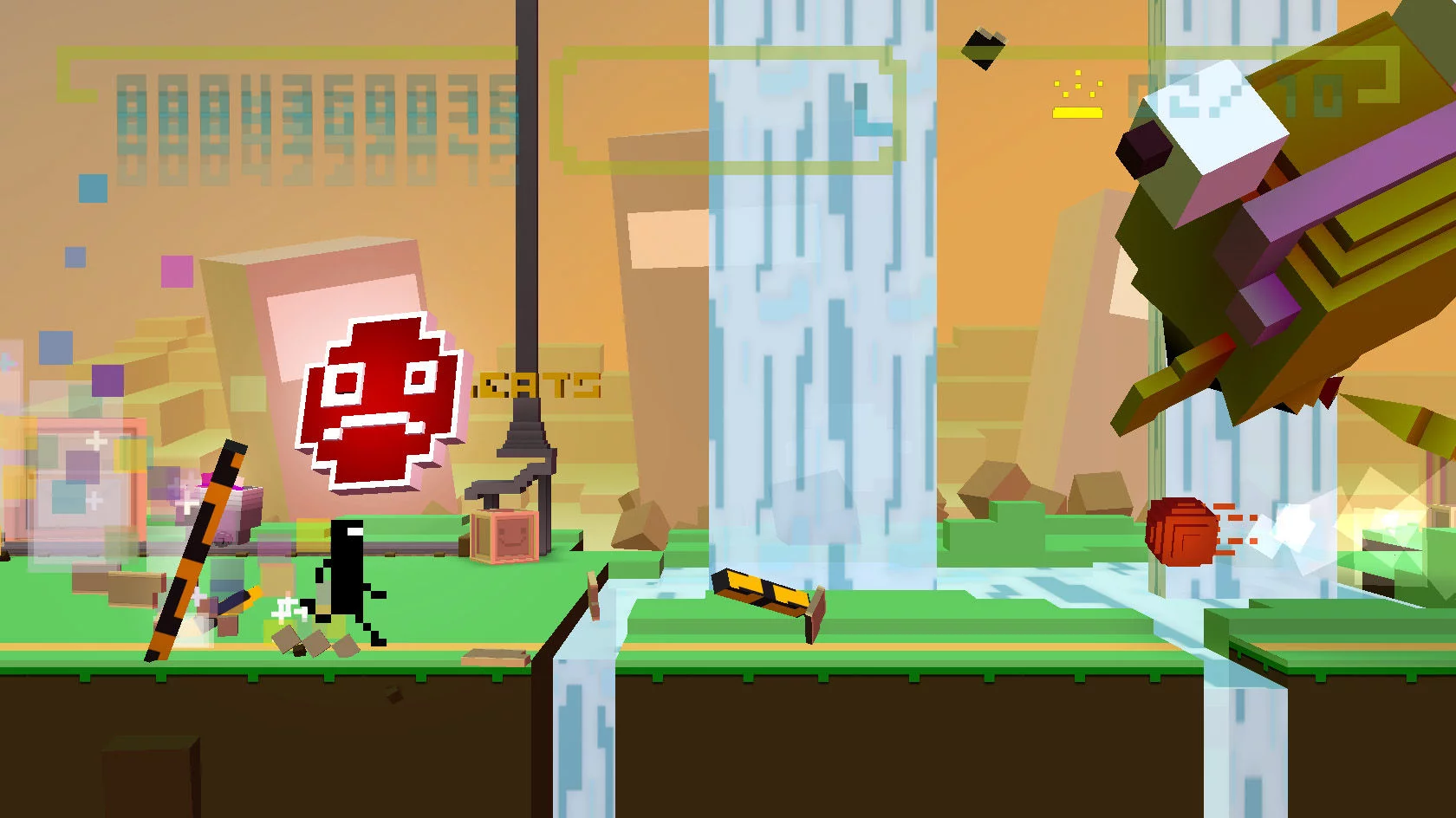 Изображение игры: BIT.TRIP RUNNER