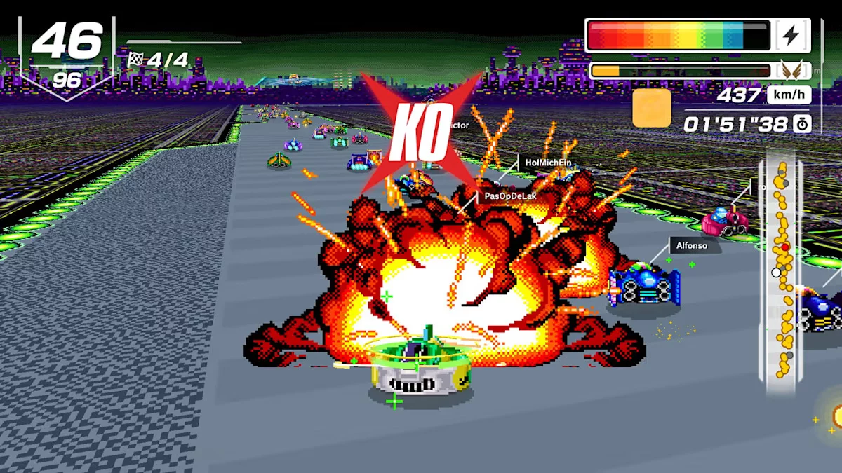 Изображение игры: F-Zero 99