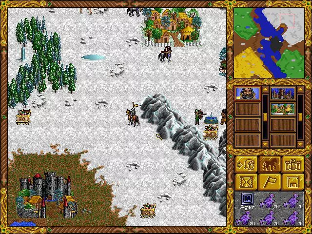 Изображение игры: Heroes of Might and Magic: A Strategic Quest