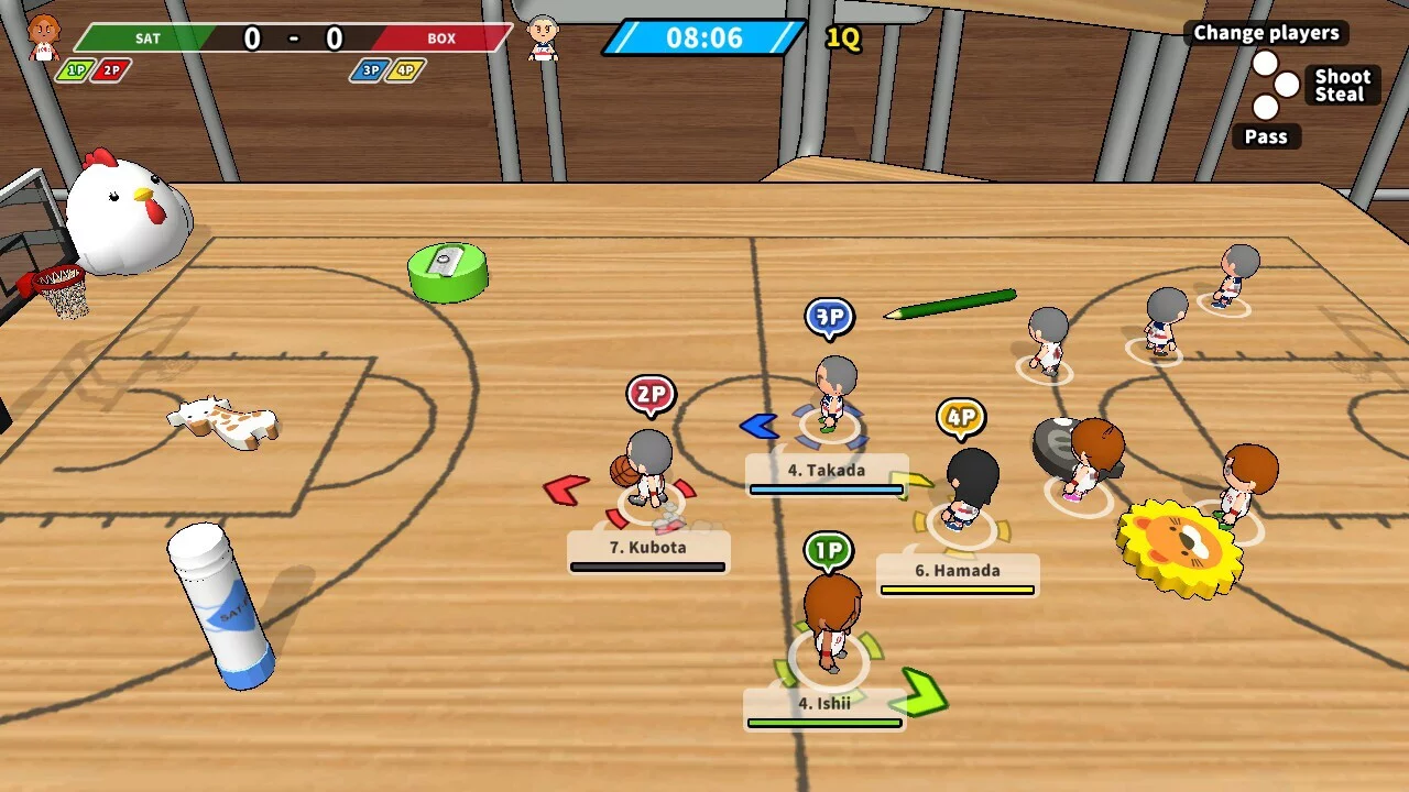 Изображение игры: Desktop Basketball 2