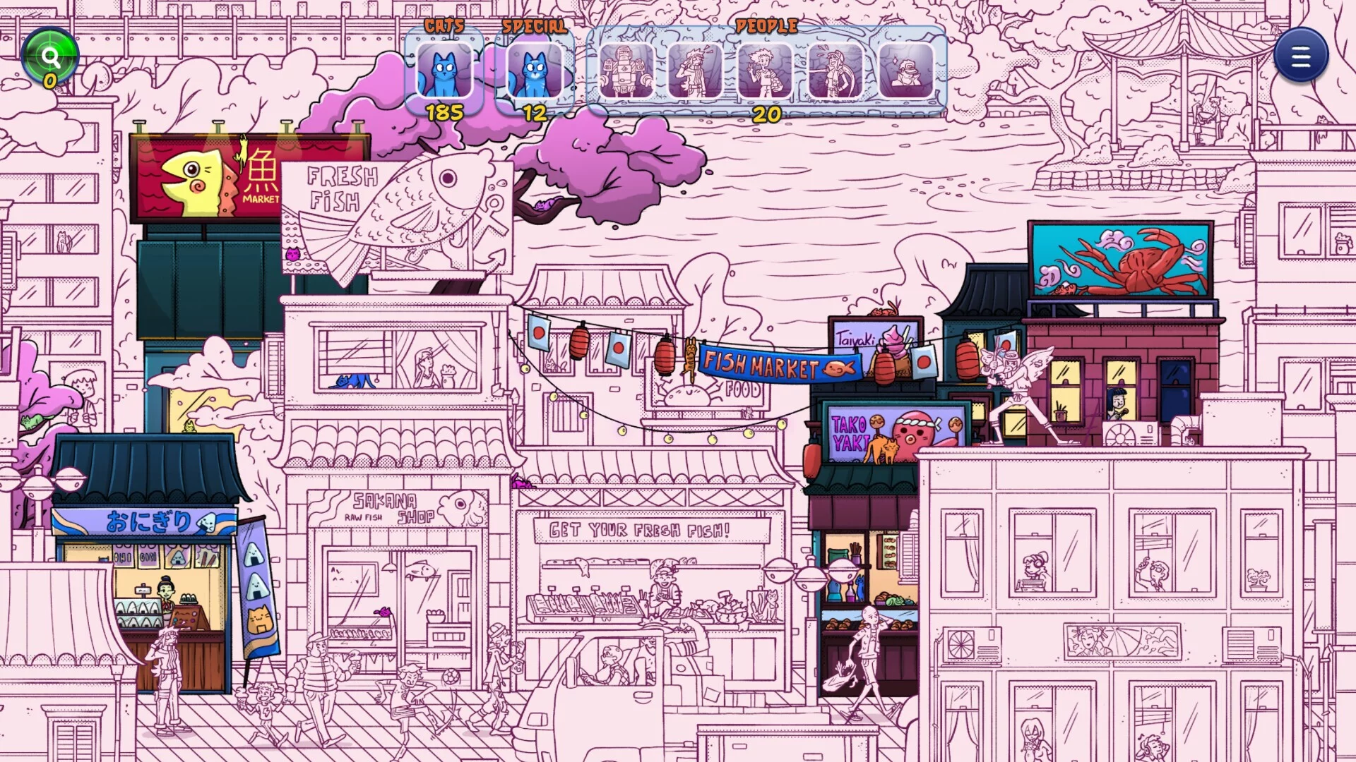 Изображение игры: Hidden Cats in Tokyo