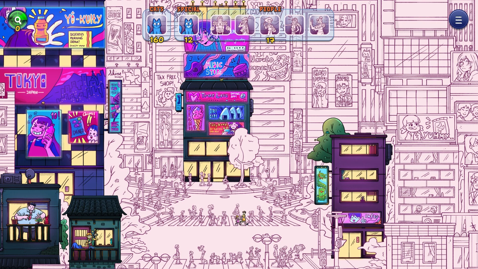 Изображение игры: Hidden Cats in Tokyo
