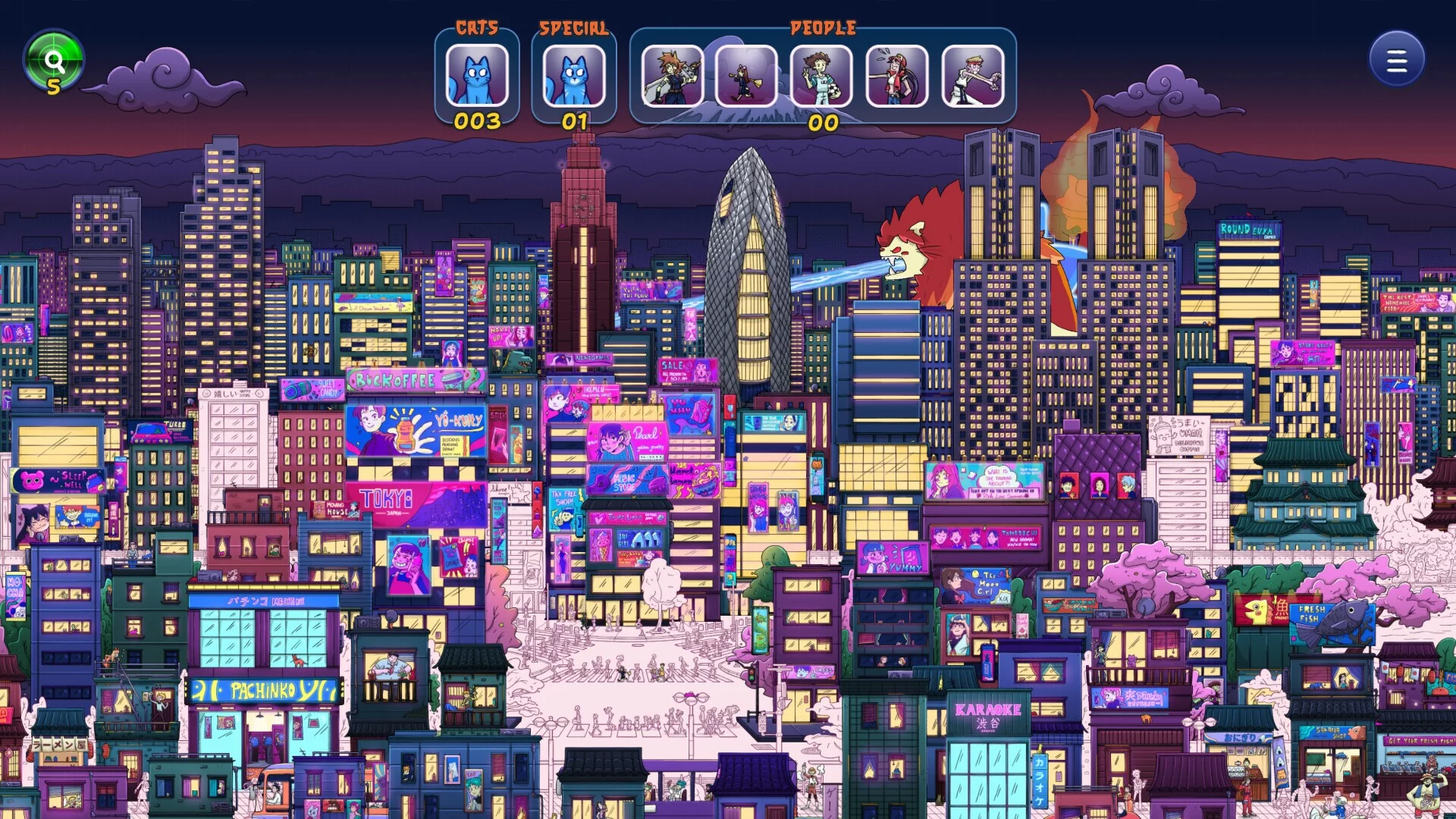 Изображение игры: Hidden Cats in Tokyo
