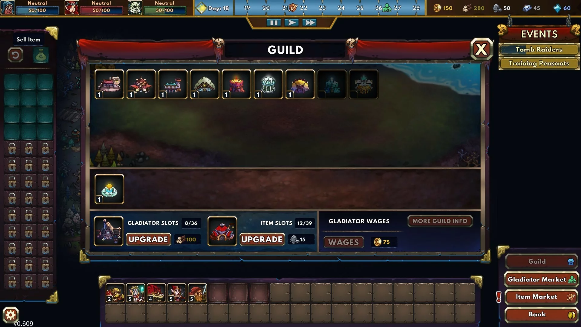 Изображение игры: Gladiator Guild Manager