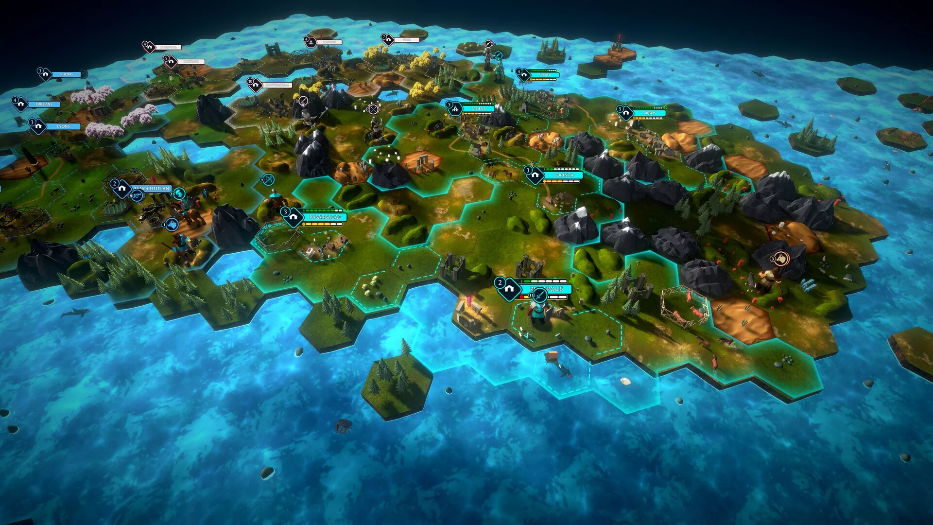 Изображение игры: Hexarchy