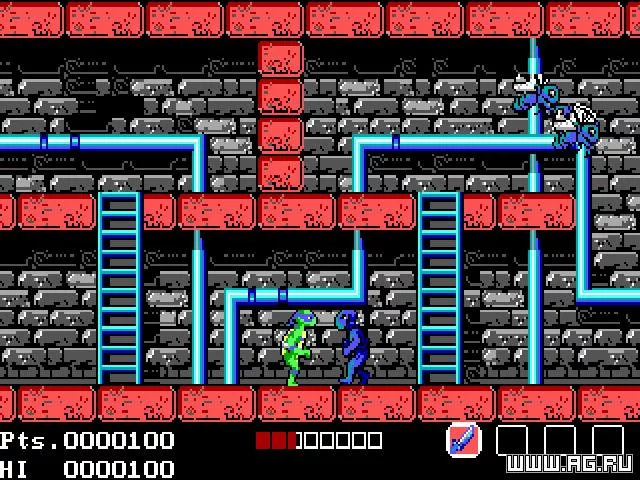 Изображение игры: Teenage Mutant Ninja Turtles (1990)