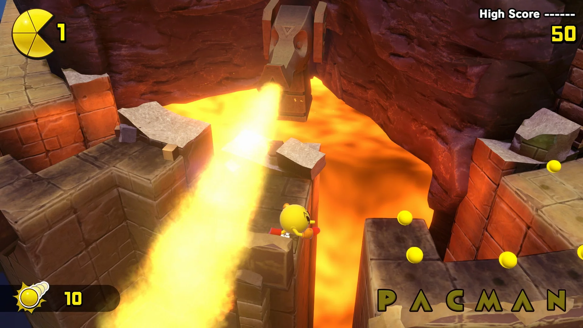 Изображение игры: PAC-MAN WORLD Re-PAC