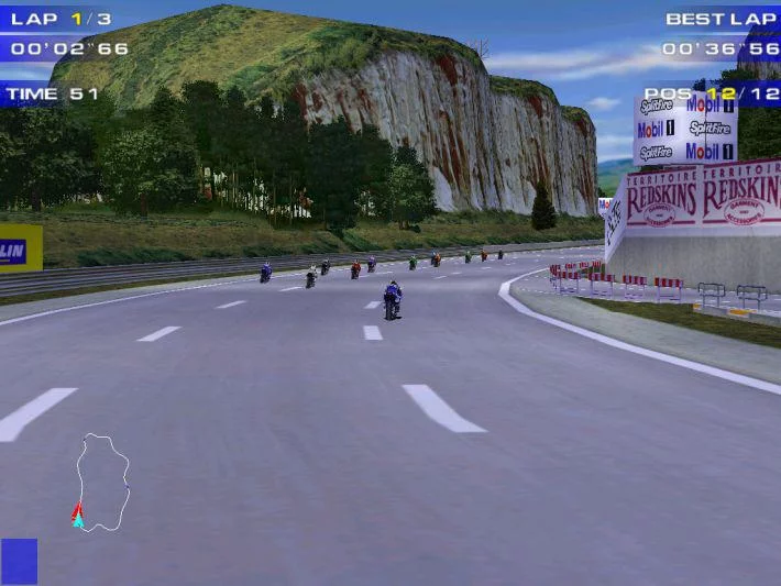 Изображение игры: Moto Racer 2
